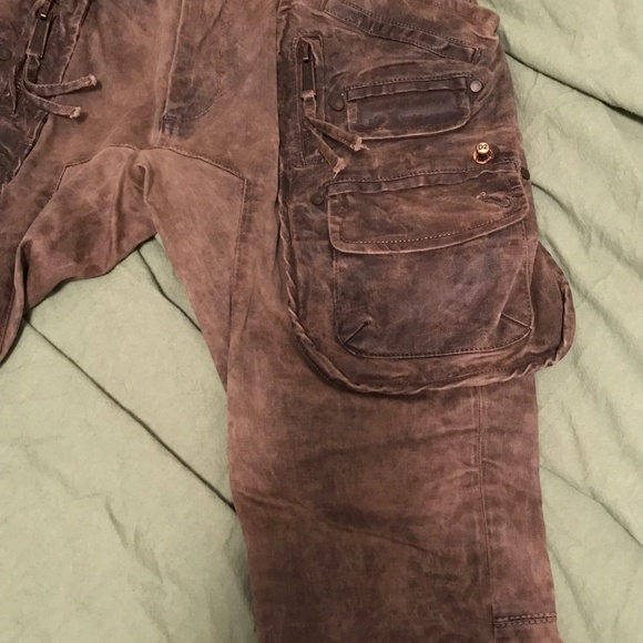 DSQUARED2 Coated Cotton Cargo Military Pants - Size It 42 / US 6 - Picture 2 of 13